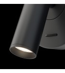 Wall lamps - Maytoni Mirax LED Wall Mount 3.2W 3032K 230lm Black C038WL-L3B3K - product 3