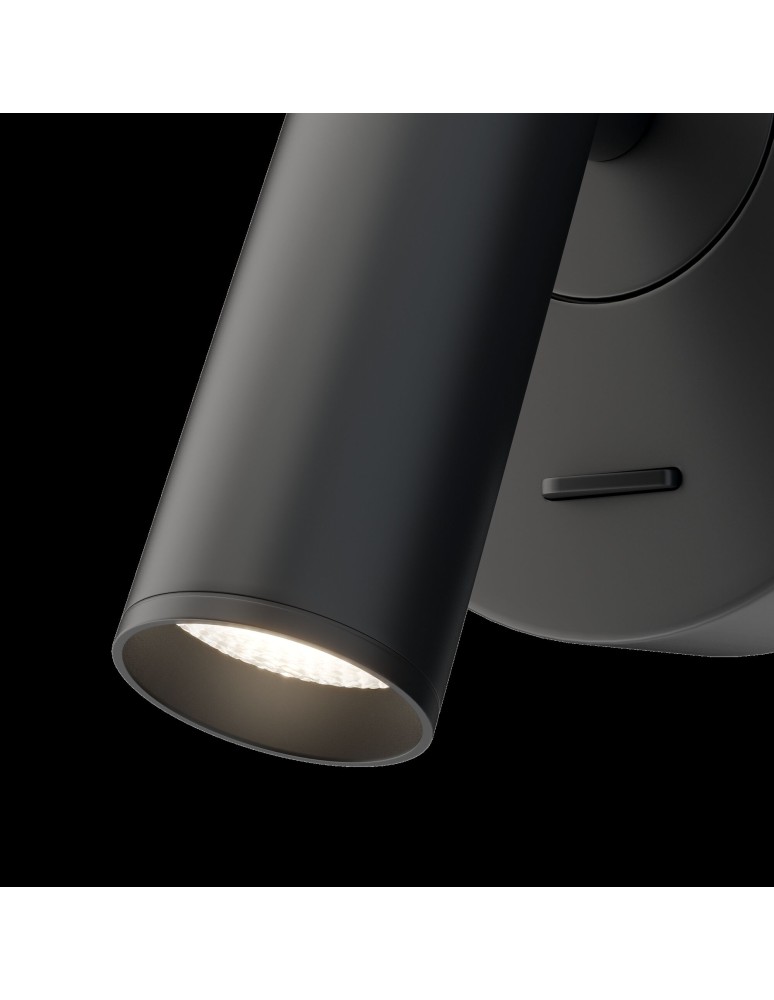 Wall lamps - Maytoni Mirax LED Wall Mount 3.2W 3032K 230lm Black C038WL-L3B3K - product kolory-swiatla.pl 3