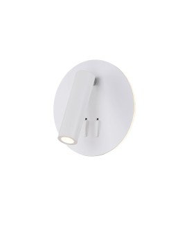 Maytoni Ios 176 LED 9W 3000K 540lm kinkiet C176-WL-01-6W-W biały