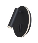 Reading wall lamps - Maytoni Ios 176 LED 9W 3000K 540lm wall lamp C176-WL-01-6W-B black. - product 1