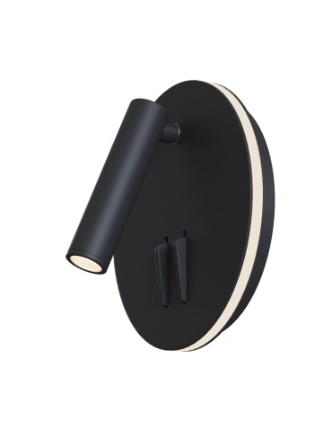 Maytoni Ios 176 LED 9W 3000K 540lm wall lamp C176-WL-01-6W-B black.