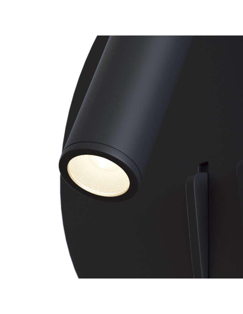 Reading wall lamps - Maytoni Ios 176 LED 9W 3000K 540lm wall lamp C176-WL-01-6W-B black. - product kolory-swiatla.pl 4