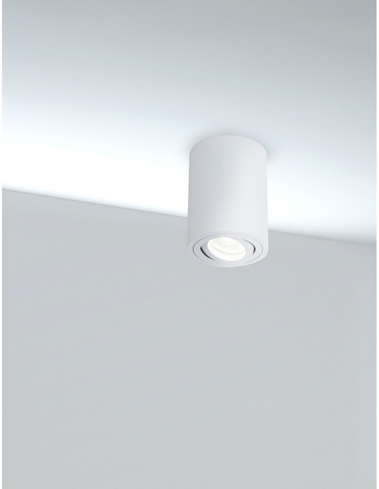 Ceiling luminaires for replaceable light source - Maytoni Alfa 1xGU10 50W ceiling light C016CL-01W white - product kolory-swiatla.pl 3