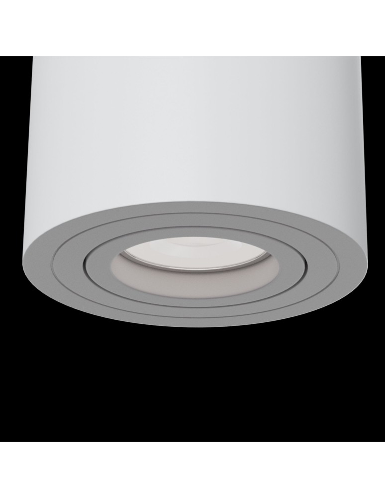 Ceiling luminaires for replaceable light source - Maytoni Alfa 1xGU10 50W ceiling light C016CL-01W white - product kolory-swiatla.pl 5