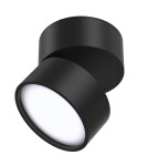 LED headlights - Maytoni Onda LED Ceiling Light 12W 4000K 800lm Black C024CL-L12B4K - product 1