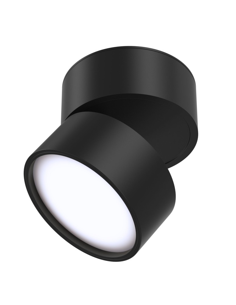 LED headlights - Maytoni Onda LED Ceiling Light 12W 4000K 800lm Black C024CL-L12B4K - product kolory-swiatla.pl 1