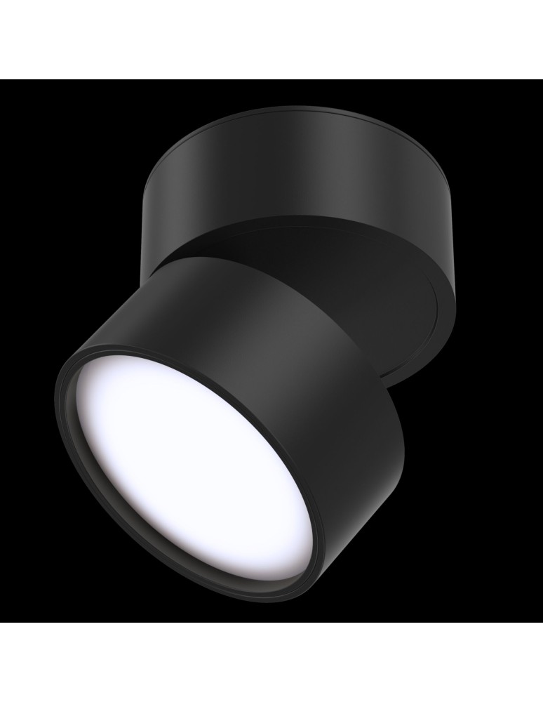 LED headlights - Maytoni Onda LED Ceiling Light 12W 4000K 800lm Black C024CL-L12B4K - product kolory-swiatla.pl 2