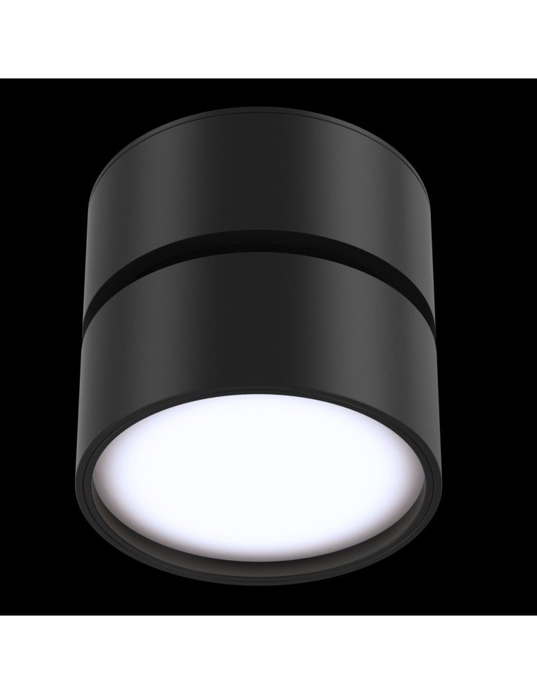 LED headlights - Maytoni Onda LED Ceiling Light 12W 4000K 800lm Black C024CL-L12B4K - product kolory-swiatla.pl 4
