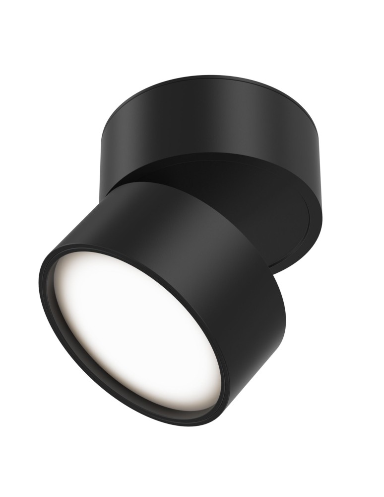 LED headlights - Maytoni Onda LED Ceiling Light 12W 3000K 750lm Black C024CL-L12B3K - product kolory-swiatla.pl 1