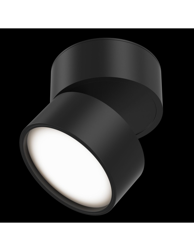 LED headlights - Maytoni Onda LED Ceiling Light 12W 3000K 750lm Black C024CL-L12B3K - product kolory-swiatla.pl 2