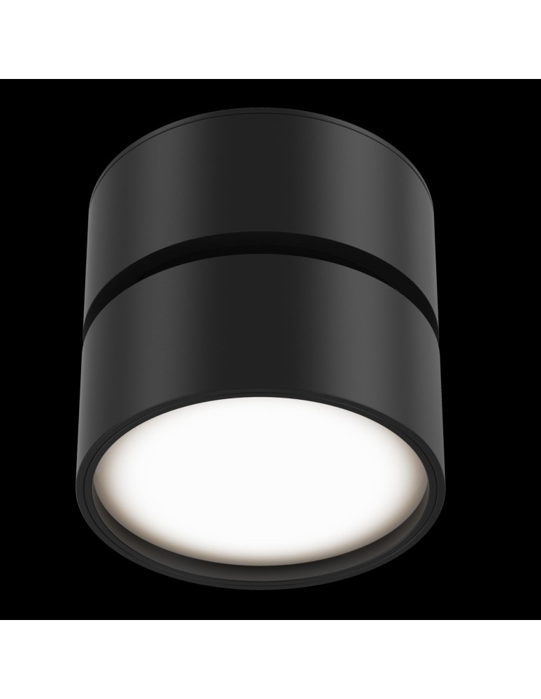 LED headlights - Maytoni Onda LED Ceiling Light 12W 3000K 750lm Black C024CL-L12B3K - product kolory-swiatla.pl 4