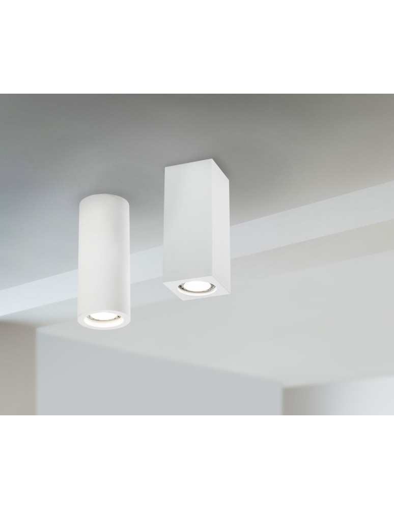 Ceiling luminaires for replaceable light source - Maytoni Alfa 1xGU10 50W ceiling light C010CL-01W white - product kolory-swiatla.pl 3