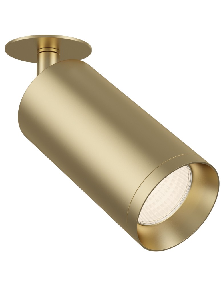 Recessed ceiling spotlights - Maytoni Focus Ceiling GU10 1x50W Matte Gold C018CL-01MG - product kolory-swiatla.pl 1