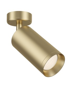 Maytoni Focus Sufitowa GU10 1x50W Złoty Matowy C017CW-01MG