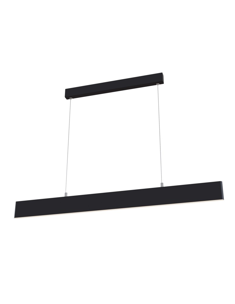LED pendant lamps - Maytoni Step LED 30W 3000K 1100lm pendant P010PL-L30B black - product kolory-swiatla.pl 1