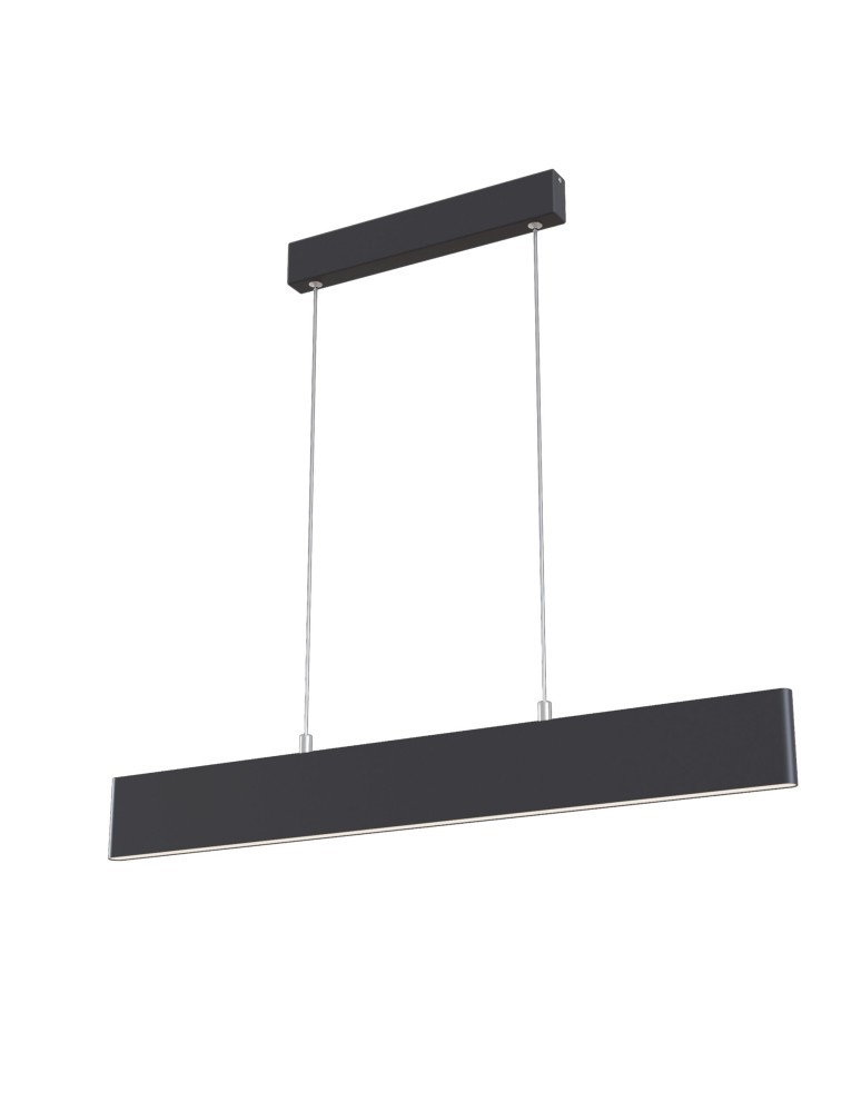 LED pendant lamps - Maytoni Step LED 23W 3000K 900lm pendant P010PL-L23B black - product kolory-swiatla.pl 1