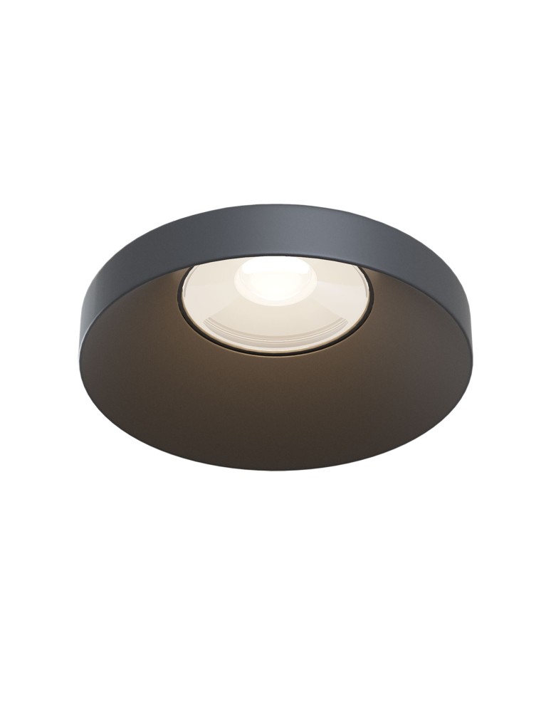 Flush-mounted lamps - pendants - Maytoni Kappell LED Downlight 10W 4000K 950lm Black DL040-L10B4K - product kolory-swiatla.pl 1
