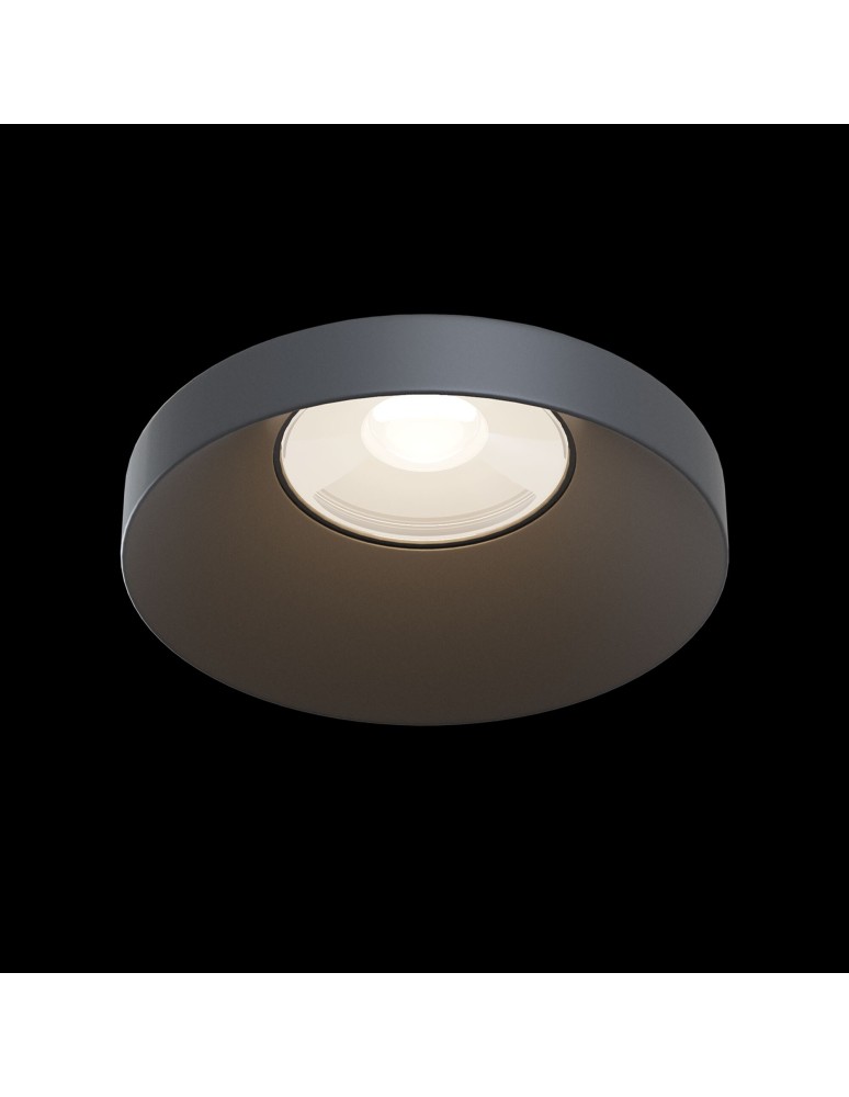 Flush-mounted lamps - pendants - Maytoni Kappell LED Downlight 10W 4000K 950lm Black DL040-L10B4K - product kolory-swiatla.pl 2