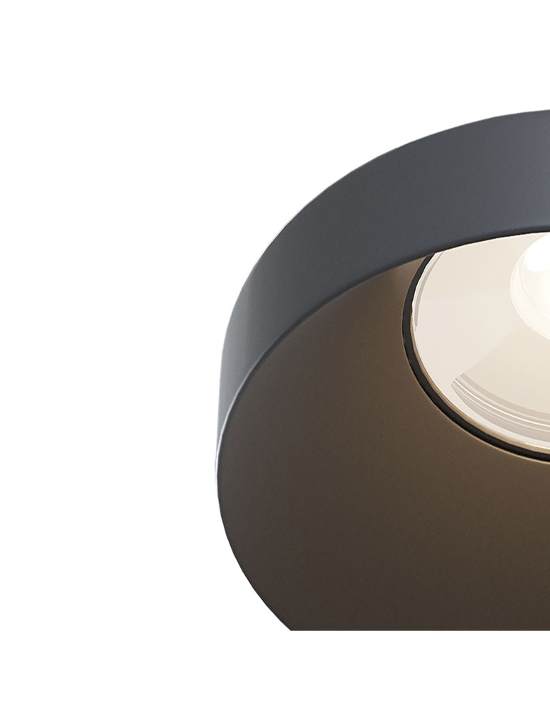 Flush-mounted lamps - pendants - Maytoni Kappell LED Downlight 10W 4000K 950lm Black DL040-L10B4K - product kolory-swiatla.pl 3