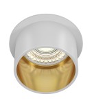 Flush-mounted lamps - pendants - Maytoni Reif Downlight GU10 1x50W White Gold DL050-01WG - product 1