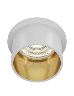 Maytoni Reif Downlight GU10 1x50W   Biały  Złoty DL050-01WG