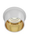 Maytoni Reif Downlight GU10 1x50W   Biały  Złoty DL050-01WG