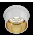 Flush-mounted lamps - pendants - Maytoni Reif Downlight GU10 1x50W White Gold DL050-01WG - product 2