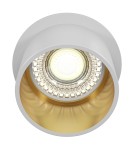 Flush-mounted lamps - pendants - Maytoni Reif Downlight GU10 1x50W White Gold DL050-01WG - product 3