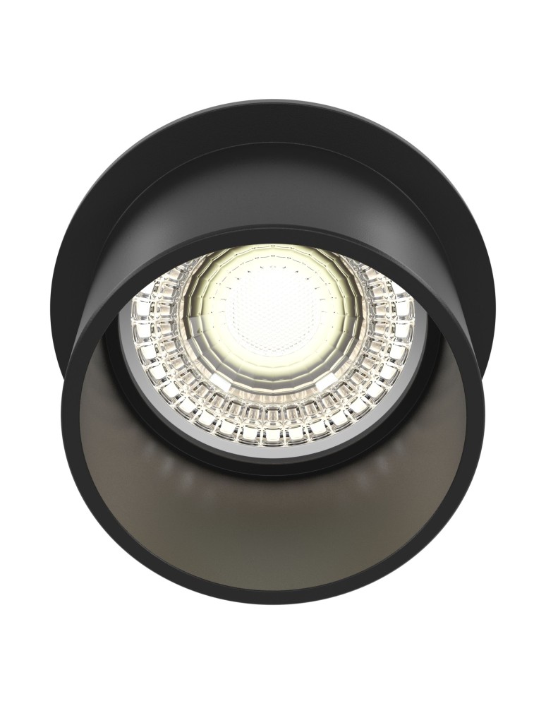 Flush-mounted lamps - pendants - Maytoni Reif Downlight GU10 1x50W Black DL050-01B - product kolory-swiatla.pl 1