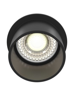 Maytoni Reif Downlight GU10 1x50W   Czarny  DL050-01B