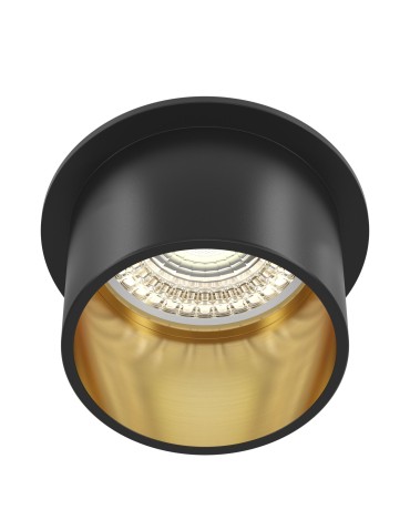 Maytoni Reif Downlight GU10 1x50W Black Gold DL050-01GB