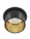 Maytoni Reif Downlight GU10 1x50W   Czarny  Złoty DL050-01GB