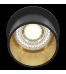 Flush-mounted lamps - pendants - Maytoni Reif Downlight GU10 1x50W Black Gold DL050-01GB - product 2