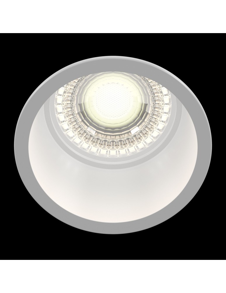 Round flush-mounted lamps - Maytoni Reif Downlight GU10 1x50W White DL049-01W - product kolory-swiatla.pl 2