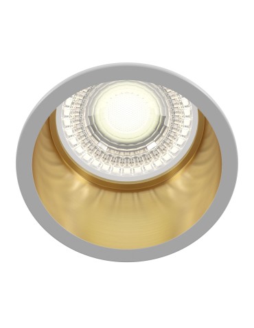Maytoni Reif Downlight GU10 1x50W White Gold DL049-01WG