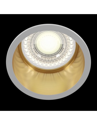 Maytoni Reif Downlight GU10 1x50W   Biały  Złoty DL049-01WG - produkt 2