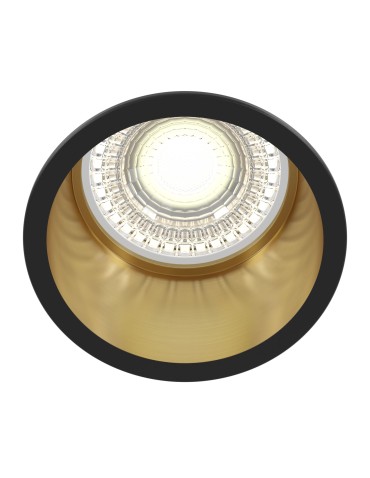 Maytoni Reif Downlight GU10 1x50W Black Gold DL049-01GB
