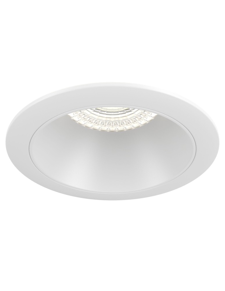 Round flush-mounted lamps - Maytoni Share Downlight GU10 1x15W White DL053-01W - product kolory-swiatla.pl 1