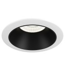 Round flush-mounted lamps - Maytoni Share Downlight GU10 1x15W Black White DL053-01WB - product 1