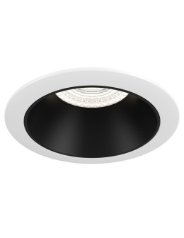 Maytoni Share Downlight GU10 1x15W Czarny Biały DL053-01WB