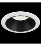 Round flush-mounted lamps - Maytoni Share Downlight GU10 1x15W Black White DL053-01WB - product 2