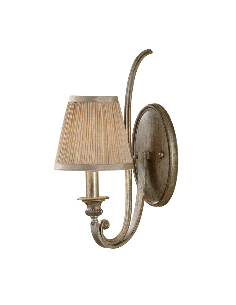 Wall lamps with lampshade - Feiss ABBEY 1x60W E14 FE/ABBEY1 Wall lamp - product kolory-swiatla.pl 1