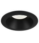 Round flush-mounted lamps - Maytoni Share Downlight GU10 1x15W Black DL053-01B - product 1