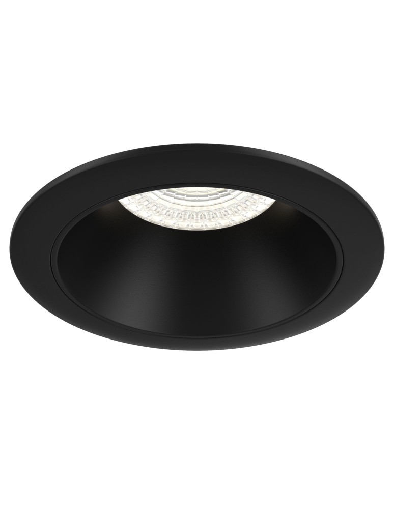 Round flush-mounted lamps - Maytoni Share Downlight GU10 1x15W Black DL053-01B - product kolory-swiatla.pl 1