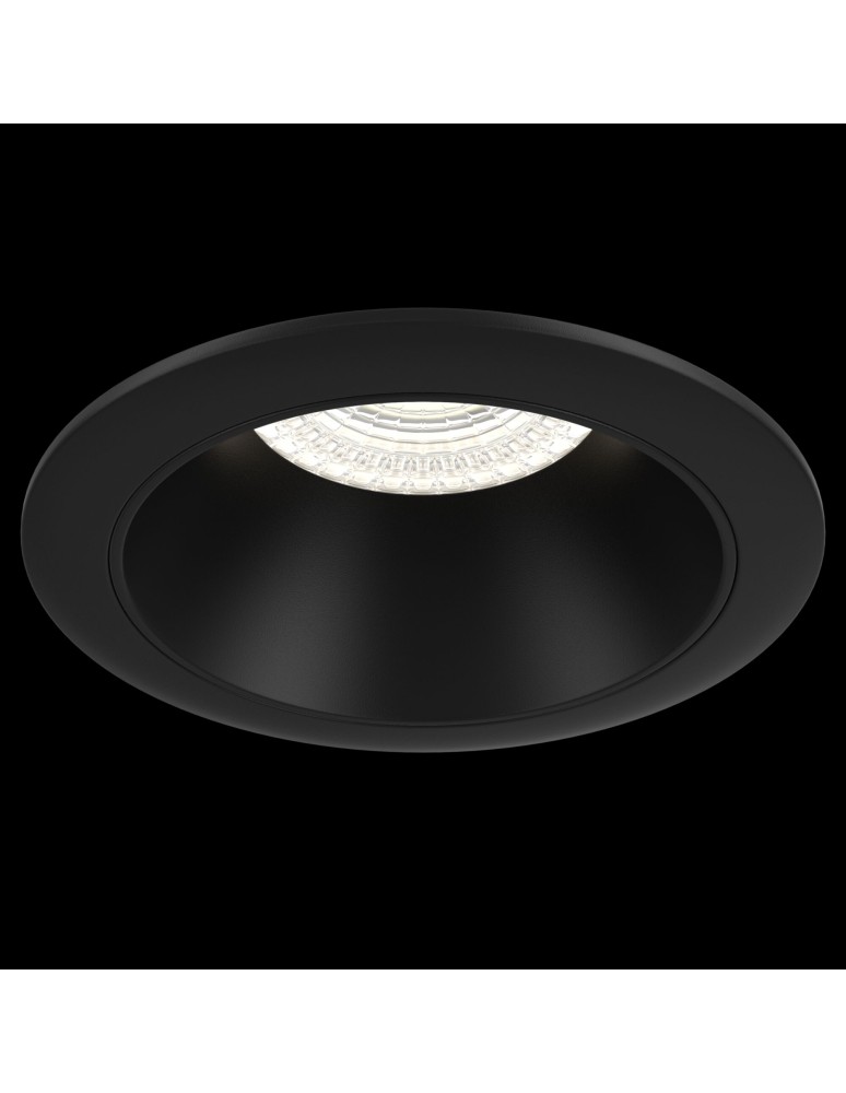 Round flush-mounted lamps - Maytoni Share Downlight GU10 1x15W Black DL053-01B - product kolory-swiatla.pl 2