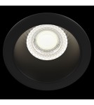 Round flush-mounted lamps - Maytoni Share Downlight GU10 1x15W Black DL053-01B - product 3