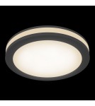 Flush-mounted lamps - pendants - Maytoni Phanton LED 12W 3000K 750lm flush mount DL303-L12B black - product 2