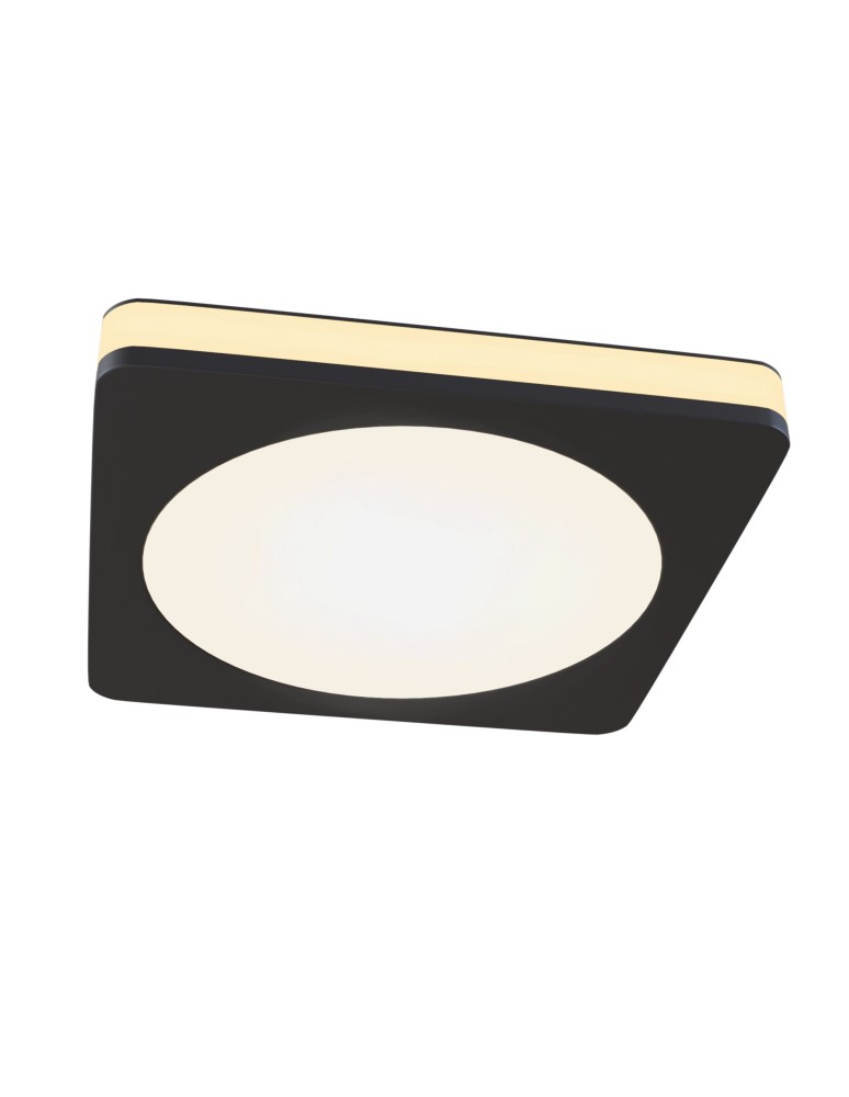 Flush-mounted lamps - pendants - Maytoni Phanton LED 7W 3000K 400lm flush mount DL2001-L7B black - product kolory-swiatla.pl 1