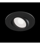 Flush-mounted lamps - pendants - Maytoni Atom 1xGU10 50W flush mount DL023-2-01B black - product 2