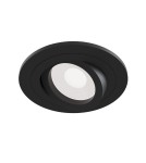 Flush-mounted lamps - pendants - Maytoni Atom 1xGU10 50W flush mount DL023-2-01B black - product 3
